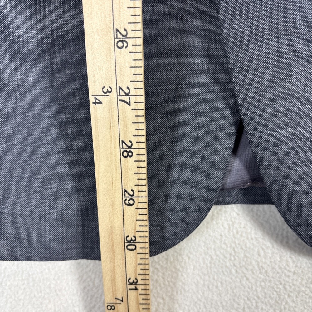 Lauren Ralph Lauren Black Label Mens 40R 2 Button Suit Jacket Coat‎ Gray Wool - Picture 7 of 8